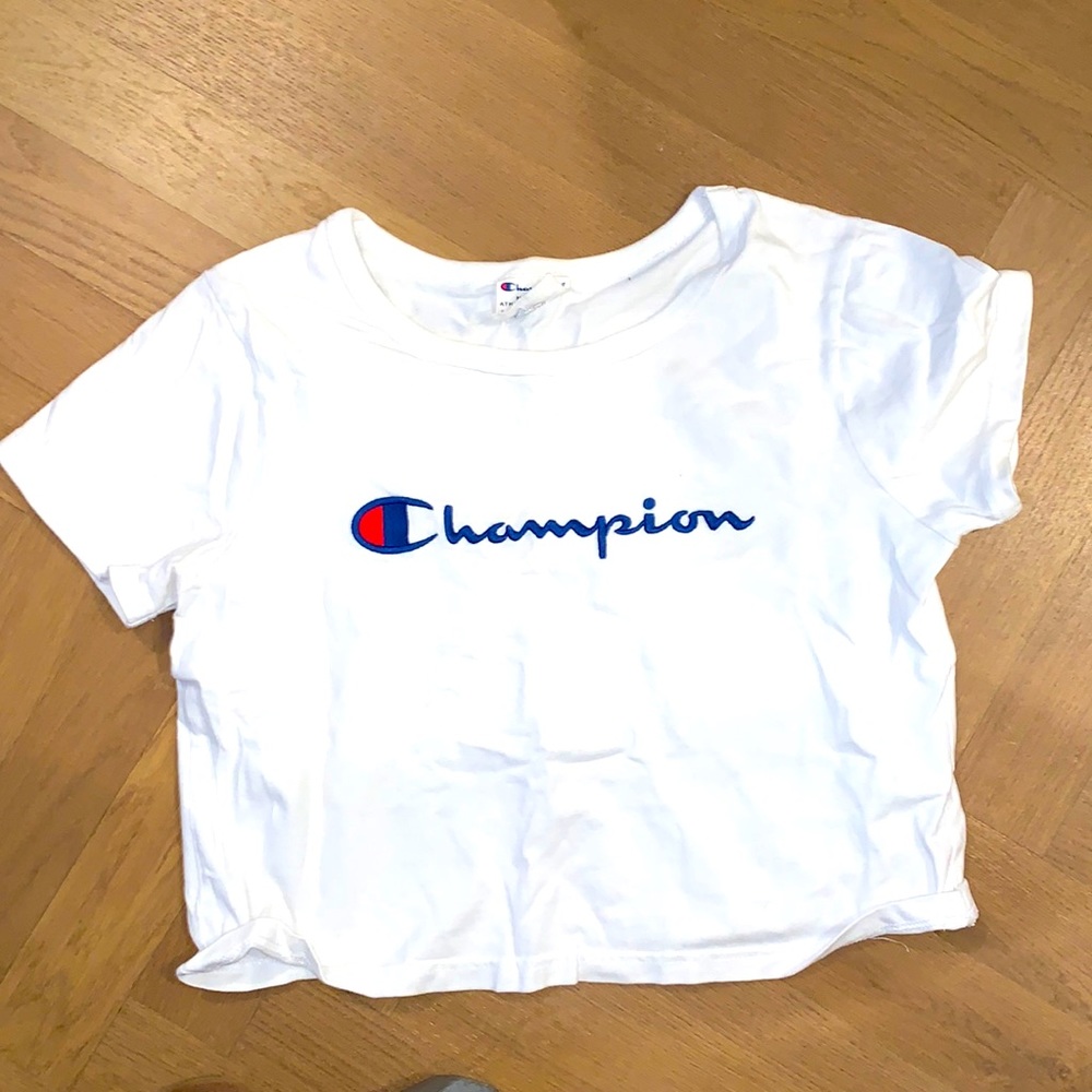 Champion brand crop T-shirt